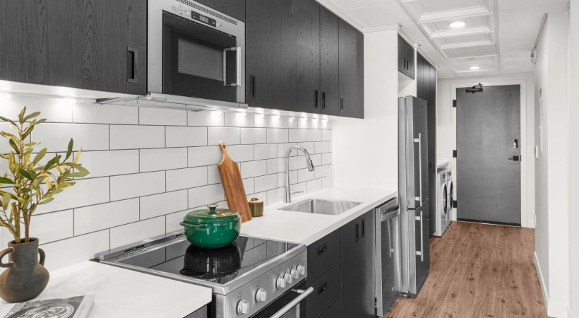 Find your perfect fit at FUZE Lucan a kitchen with black cabinets
